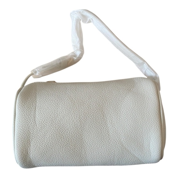 Commense Cream Mini Barrel Bag Purse Women’s Handbag NEW - Picture 1 of 12